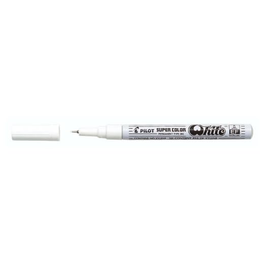 Pilot 420101250L - Rotulador de punta fina blanco (trazo extra fino)