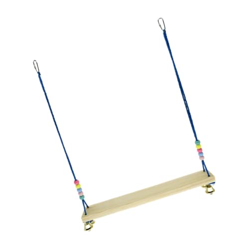 HOLIDYOYO 1Pc Parrot Swing Creative Hanging Plaything for Birds Durable Bird Climbing Bridge for Budgerigars Parrots Lovebirds Fun for Play Rest