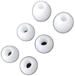 Borrachas Borrachinhas Pads Earbud compatível p/Fone de Ouvido AKG do Galaxy S8 S8 +, S10 S10 + S20 S20 +, 3 Pares (P,M,G) Cor: Branco