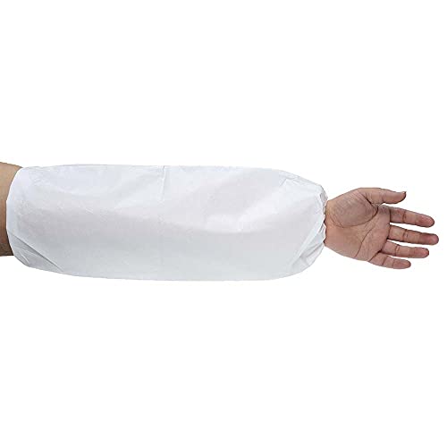 Manchettes anti-projections BizTex Portwest ST43WHR blanches type 6PB pour bras