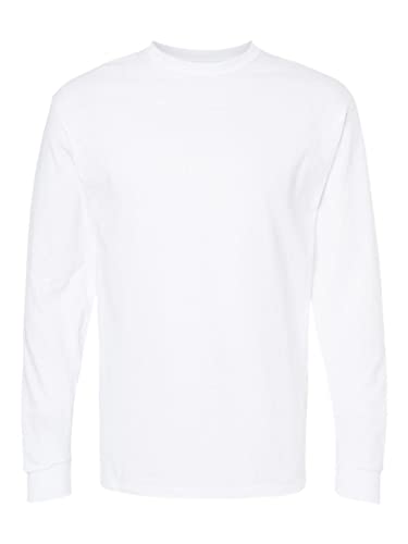 M&O - Gold Soft Touch Long Sleeve T-Shirt - 4820 - XL - White