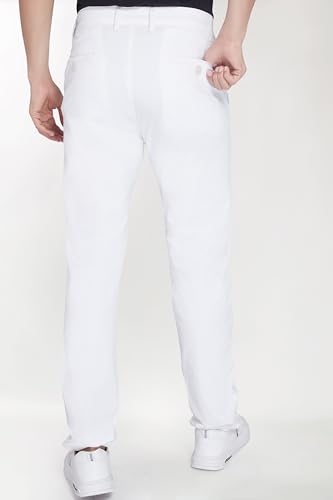 Image of DIVISIVE Men's Regular Fit Cotton Chinos Trousers Pants
