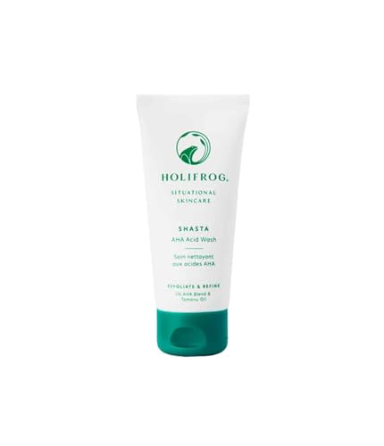 HoliFrog Shasta AHA lissant pour un nettoyage exfoliant et un teint éclatant