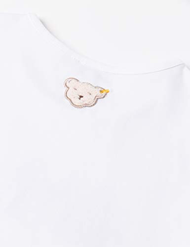 Steiff T-Shirt 112228, Bianco, 86 cm Bambina
