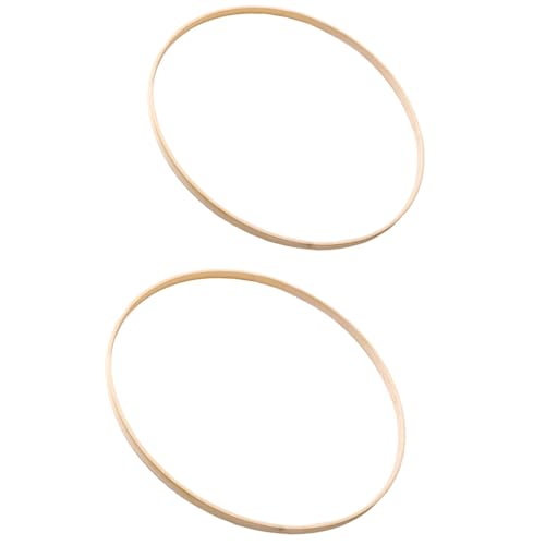 ＡＷＨＡＯ 2 St&uuml;ck Bambus Blumenreifen, 40 cm, 36 cm, Makramee Ringe f&uuml;r Die Herstellung von DIY Kr&auml;nzen