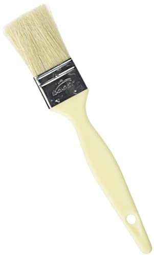 LACOR Stainless Steel Polypropylene Flat Pastry Brush, Beige, One Size