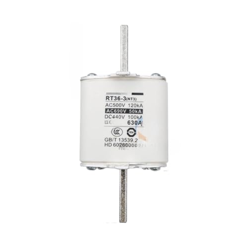 Fusible en céramique RT36-3 630A haute performance pour armoire électrique NT1