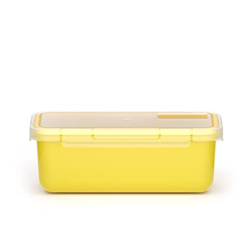 VALIRA 6090/14 Contenitore Ermetico, Plastica, Giallo