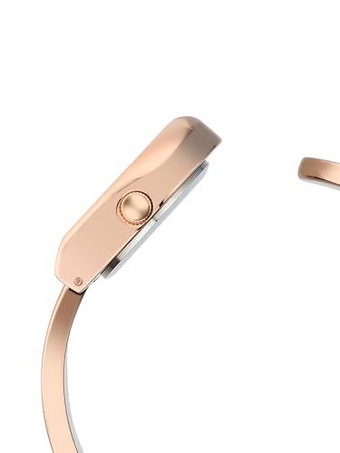 Image of Fastrack Vyb Striker with Quartz Analog Rose Gold Dial Rose Gold Strap Watch for Girls - FV60130WM01W