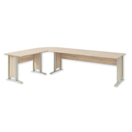OFFICE LINE Eckschreibtisch in Eiche Sonoma Optik - Moderner Bürotisch Computertisch mit großer Arbeitsfläche - 220/170 x 72 x 70 cm (B/H/T) OFFICE LINE Eckschreibtisch in Eiche Sonoma Optik - Moderner Bürotisch Computertisch mit großer Arbeitsfläche - 220/170 x 72 x 70 cm (B/H/T)