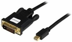 StarTech 6-ft Mini Displayport to DVI Adapter Converter Cable, Black MDP2DVIMM6B