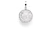 Produktbild JEWELS BY LEONARDO Damen Anhänger Snowball Darlin's Edelstahl/silberfarben weiß Darlin's Clip groß Schneeball rund Kreis Kugel 011283