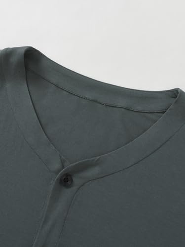 Image of Latuza Men's Viscose Pajama Top Button Up Sleep Shirt