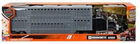 New-Ray 1/43 D/C Kenworth W900 Pot Belly Livestock Trailer
