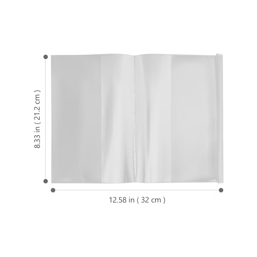iplusmile 10 Pcs Capa De Livro De Contas A5 Capas De Livros Transparentes Capas De Livros De Plástic