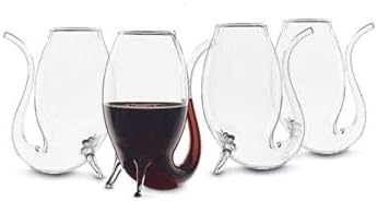 lakeland 4 Glass Port Sippers 90ml Each – Perfect for Port Lovers Or Festive Gift Set