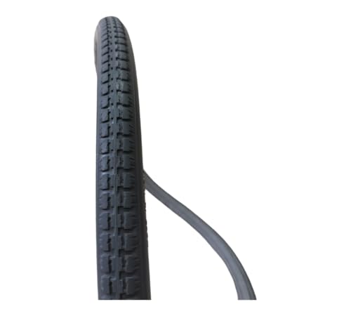 eOnekart Replacement Wheelchair Puncture Proof Solid PU Rear Wheel Tires 24 Inch (24×1 3/8) Grey (Pack Of 1)