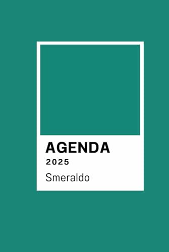 Agenda Color Smeraldo 2025 – Planner Armocromia settimanale e mensile per consulenti di immagine
