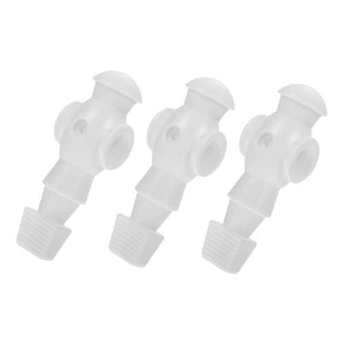 Abaodam 3 Piezas Figuras de Fútbol para Futbolín de Mesa de Resistentes y Reutilizables Recambios de Abs para Jugadores de Máquina de Fútbol de Escritorio