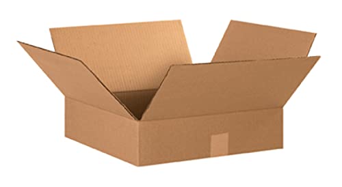 Image of Secure Seal - 15x15x4 Pack of 50 Corrugated Cardboard Packing Shipping Mailing Moving Carton Boxes
