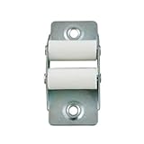 Passe-acintes métalliques avec rouleaux en nylon pour récupérateur de volets roulants