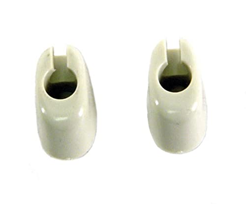 Sun Visor Clips, Fits Beetle 65-67, Bus 68-79, Ivory, Pair, Compatible with Dune Buggy