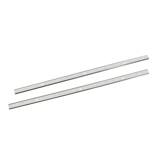Lot de 2 lames de rabot à double tranchant de 13 pouces d'épaisseur (333 x 12 x 1,5 mm), compatibles avec les modèles Delta 22-580 TP300 et Metabo DH330, compatibles avec Ryobi AP1300.