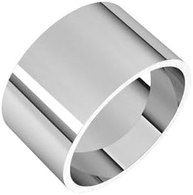 Jewels By Lux Sterling Silver Ultra-Lightweight Flat Band