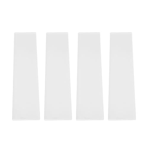 Naroote 4 Estantes de Repuesto para Gabinete, Estantes Flotantes de Acrílico Transparente, Que Ahorran Espacio con Bordes Sellados, Ideales para Gabinetes de 13 Pulgadas, Baño y Cocina