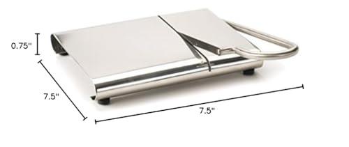 Rsvp CHZ BL International Endurance Collection Cheese Slicer, Guillotine Style Sleek Modern Design, Stainless Steel Blade, Non-Skid Feet, Dishwasher Safe thumb #5