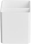 Amazon Basics Plastic Desk Organizer - Pen Cup, White