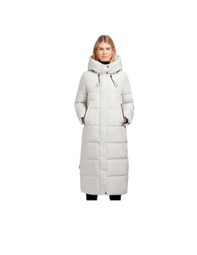Manteau d'hiver noir Khujo Soulani3 veste longue femme pour le quotidien