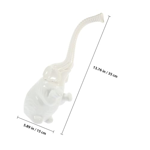 Brosse WC éléphant accessoire salle de bain support céramique