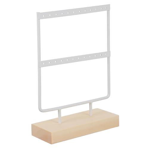 Gatuida Espositore Portaorecchini e Legno Organizer per Orecchini Supporto Decorativo per per Casa e Negozio
