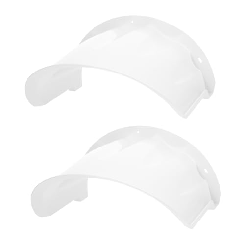 Funda protectora para cámara de exterior con parasol y protección solar 2 uds