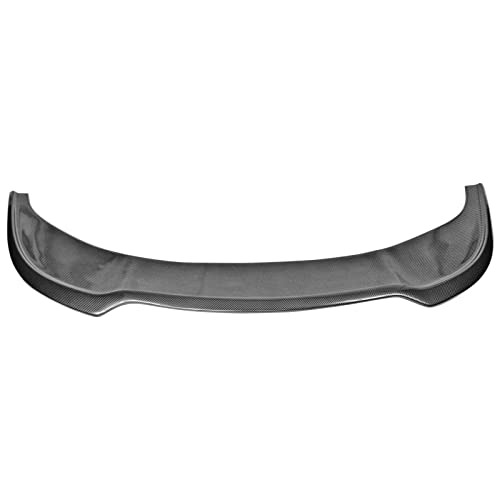 IKON MOTORSPORTS, Front Bumper Lip Compatible with 2015-2023 Chrysler 300, Carbon Fiber Print Look CFL PP Front Lip Chin Spoiler Splitters, 2016 2017 2018 2019 2020