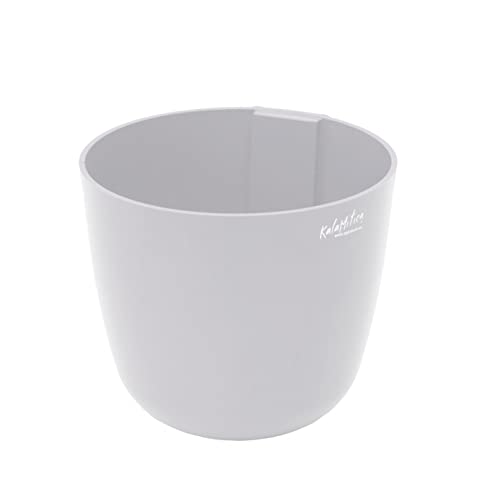 KalaMitica 65114-900-001 Cache-Pot Magnétique, Résine Abs, Couleur Blanc, Diamètre 15 cm