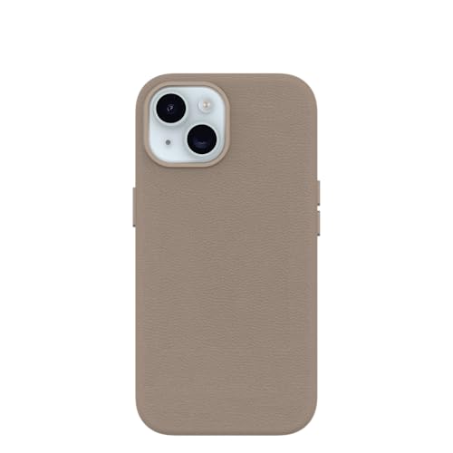 Image of OtterBox iPhone 15 Symmetry Series Cactus Leather for MagSafe - Cottonwood Glen Brown