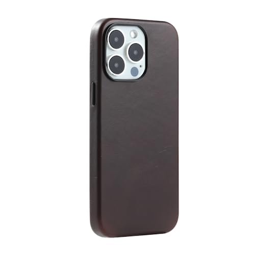 Étui de téléphone portable en cuir marron contre les rayures iPhone