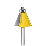 Baxnore Fraise à Biseau, Fraise à Chanfrein avec Roulement, Fraise à Bois à Tige 8 mm,...