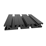 GTPBAO 15100 Aluminum Extrusion Plate 8mm Slot European Standard 15x100mm Industrial Profile Plate for Engraving Machine Framework Extruded Rail(Black,550mm 21.65
