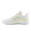 New Balance Women's Fresh Foam Velo V4 Turf-Trainer Softball Shoe, White/Team Gold, 8