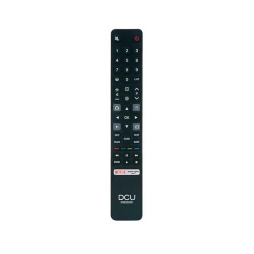 DCU TECNOLOGIC - Mando Universal para TV TCL - Botón para Netflix Video - Distancia: 8 Metros
