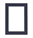 CountryArtHouse Navy Blue Acid Free 16x20 Picture Frame Mats with White Core Bevel Cut for 11x17 Pictures - Fits 16x20 Frame - One Mat