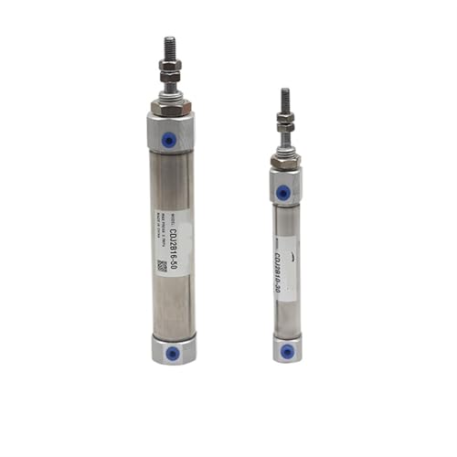 Cilindro mini CJ2B-10 de doble efecto y carrera de 5mm a 60mm neumático 2