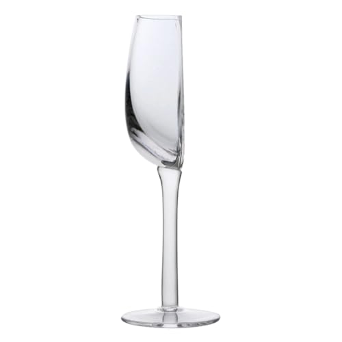 Cristal creativo genérico, copa de vino tinto con pie – vasos reutilizables de largo tallo flexible, diseño creativo para fiestas familiares, bodas, regalos aficionados apasionados