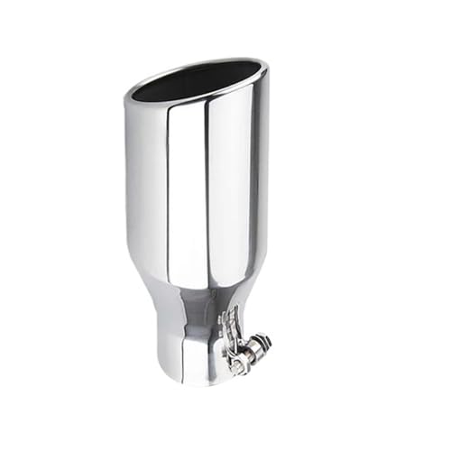 Enjoliveur d'échappement 101mm en acier inoxydable brossé et tube d'extrémité roulé haut de gamme