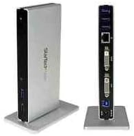 StarTech.com USB3SDOCKDD (004) Hub USB 3.0 con DVI, HDMI y VGA
