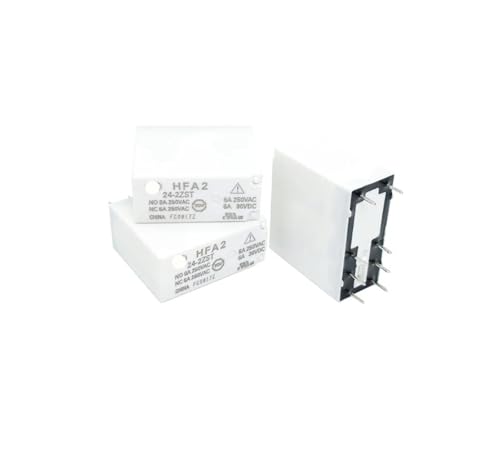 Relais électromécanique HFA2-24-2ZST 24V 8A pour carte électronique