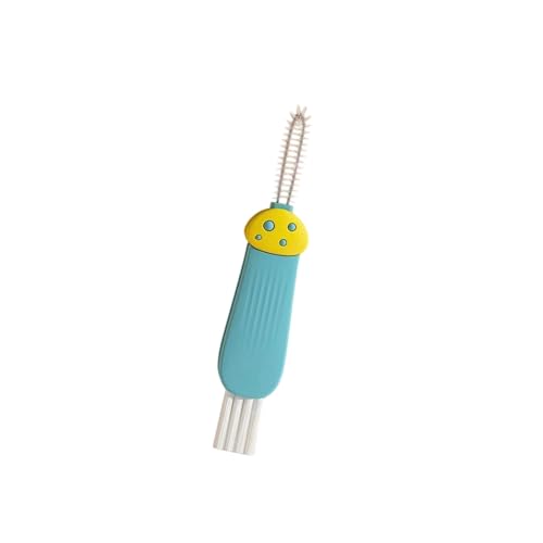 Lerpwige Cepillo de limpieza flexible inoxidable para tapa de vasos, herramienta de fregado para pajitas, tubo estrecho, desagües de fregadero, herramienta multiusos para el hogar, botellas y